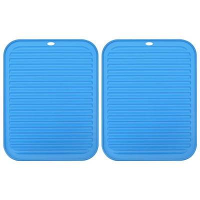 Unique Bargains Dish Drying Mat Set Under Sink Drain Pad Heat Resistant Suitable For Kitchen 2 Pcs 9 Unique Bargains Dish Drying Mat Set Under Sink Drain Pad Heat Resistant Suitable For Kitchen 2 Pcs - Image 7