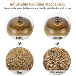 Unique Bargains Wooden Home Kitchen Hand Crank Twist Salt Spice Container Mill Grinder Shaker Bronze Tone 12 Unique Bargains Wooden Home Kitchen Hand Crank Twist Salt Spice Container Mill Grinder Shaker Bronze Tone -Kitchen Tools Shop GUEST fffc8768 581f 4e7d 84e5 2928f51b9420